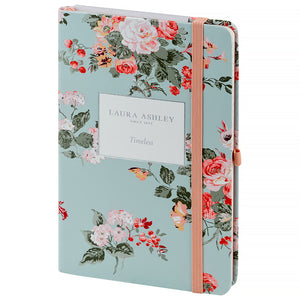 Notebook Partner Laura Ashley, Timeless 8621-4-A-LA, 125x195 mm, 96 sheets,  squared