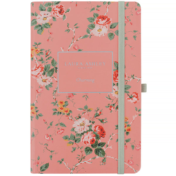 Notizbuch Partner Laura Ashley, Charming 8621-64-A-LA, 125x195 mm, 96 Blatt, Zelle