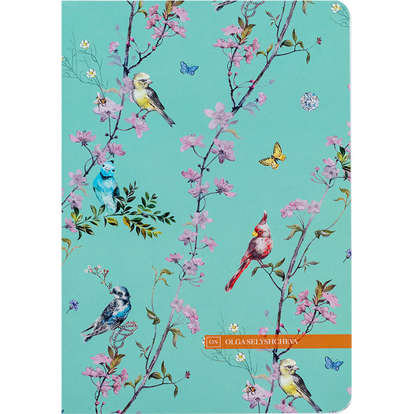 Notebook Axent Spring 8700-9-A-OS, A5, 80 sheets,  squared