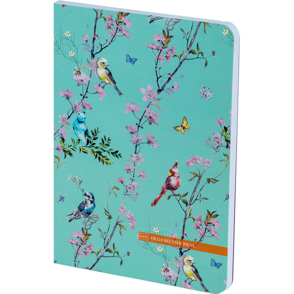Notebook Axent Spring 8700-9-A-OS, A5, 80 sheets,  squared