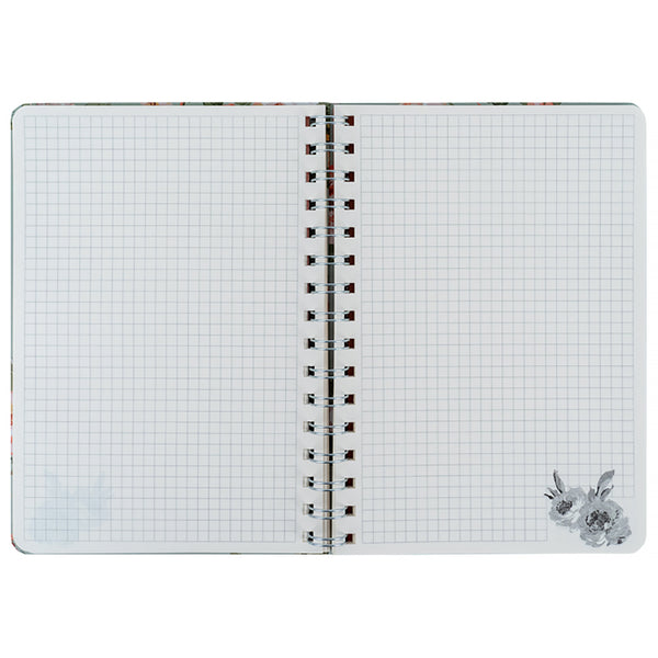 Spiralnotizbuch Axent Laura Ashley, Timeless 8470-4-A-LA, A5, 80 Blatt, Zelle, Hardcover