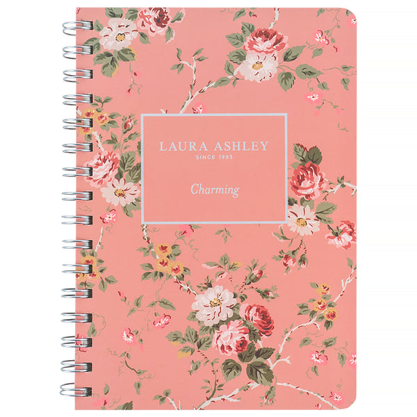 Spiralnotizbuch Axent Laura Ashley, Charming 8470-6-A-LA, A5, 80 Blatt, Zelle, Hardcover