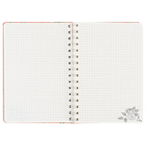Spiralnotizbuch Axent Laura Ashley, Charming 8470-6-A-LA, A5, 80 Blatt, Zelle, Hardcover