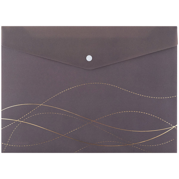 Folder with button Axent Waves-4 1495-43-A, A4