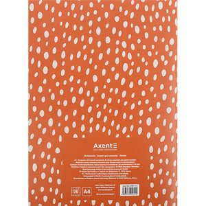 Notebook for notes Axent 4782-2-A, A4, 96 sheets, squared, orange