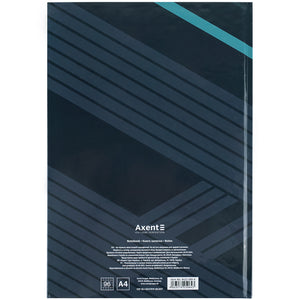 Notebook Axent Lines 8422-580-A, A4, 96 sheets,  squared, grey