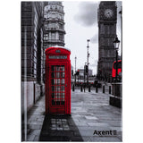 Notizbuch Axent R&B Telefon 8457-5-A, A5, 96 Blätter, Zelle, Hardcover