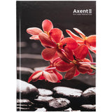 Notizbuch Axent R&B Flower 8457-7-A, A5, 96 Blatt, Zelle, Hardcover