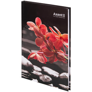 Notebook Axent R&B Flower 8457-7-A, A5, 96 sheets,  squared, hard cover