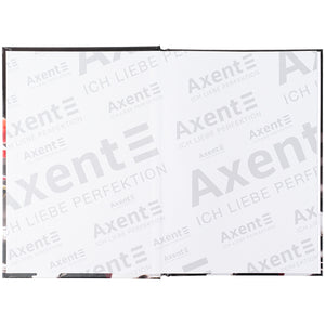 Notebook Axent R&B Flower 8457-7-A, A5, 96 sheets,  squared, hard cover