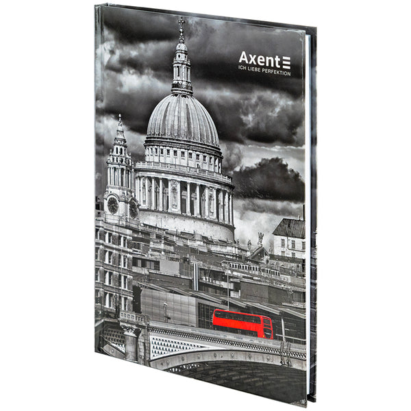 Notizbuch Axent R&B Bus 8457-8-A, A5, 96 Blätter, Zelle, Hardcover