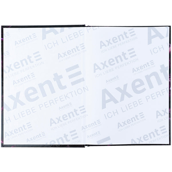Notebook Axent Purple fleur 8459-2-A, A5, 96 sheets,  squared, hard cover