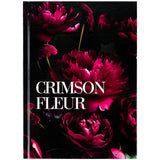 Notebook Axent Crimson fleur 8459-4-A, A5, 96 sheets,  squared, hard cover