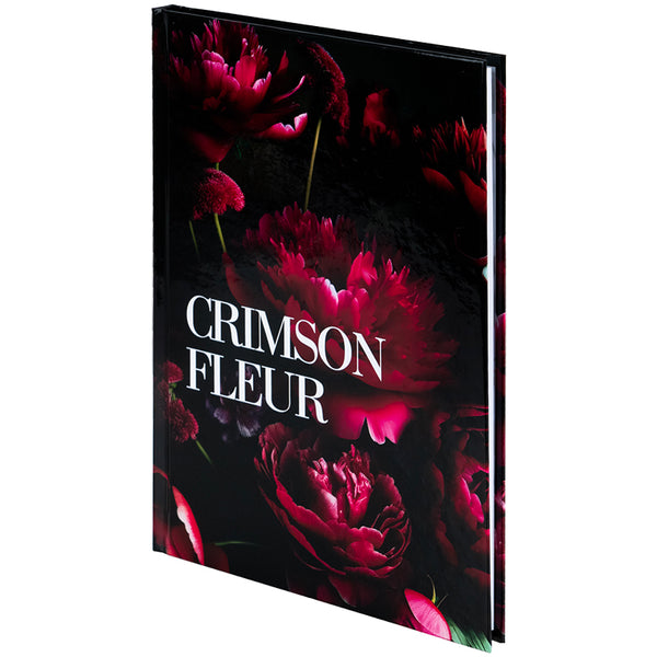 Notebook Axent Crimson fleur 8459-4-A, A5, 96 sheets,  squared, hard cover