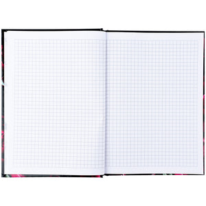 Notebook Axent Crimson fleur 8459-4-A, A5, 96 sheets,  squared, hard cover