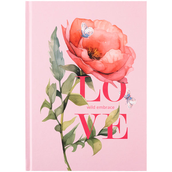Notizbuch Axent Love 8459-6-A, A5, 96 Blätter, Zelle, Hardcover