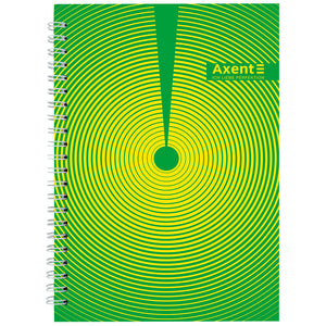 Spiral notebook Axent 8032-29-A, A5, 96 sheets, squared, hard cover