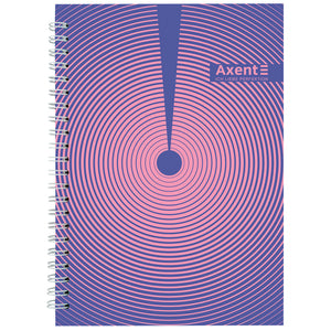 Spiralnotizbuch Axent 8032-30-A, A5, 96 Blatt, Zelle, Hardcover
