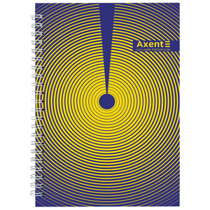 Spiralnotizbuch Axent 8032-31-A, A5, 96 Blatt, Zelle, Hardcover