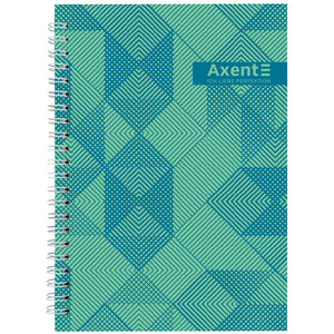 Spiralnotizbuch Axent 8032-34-A, A5, 96 Blatt, Zelle, Hardcover