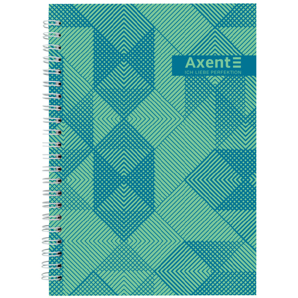 Spiralnotizbuch Axent 8032-34-A, A5, 96 Blatt, Zelle, Hardcover