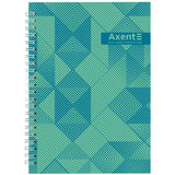 Spiralnotizbuch Axent 8032-34-A, A5, 96 Blatt, Zelle, Hardcover