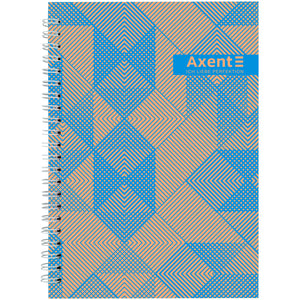 Spiralnotizbuch Axent 8032-35-A, A5, 96 Blatt, Zelle, Hardcover
