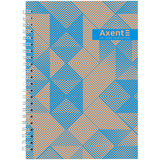 Spiralnotizbuch Axent 8032-35-A, A5, 96 Blatt, Zelle, Hardcover