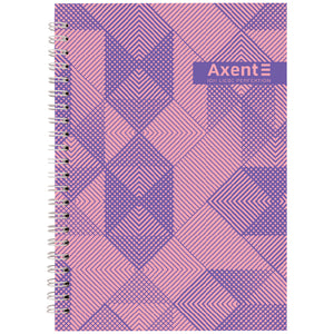 Spiral notebook Axent 8032-36-A, A5, 96 sheets, squared, hard cover