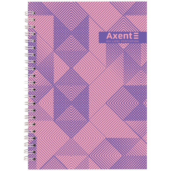 Spiral notebook Axent 8032-36-A, A5, 96 sheets, squared, hard cover
