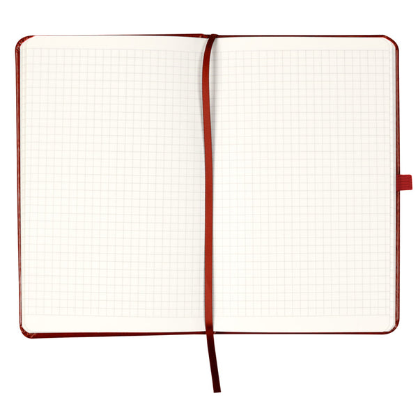 Notebook Axent Partner Lux Coat of arms 8202-05-5-A, 125x195 mm, 96 sheets,  squared, burgundy