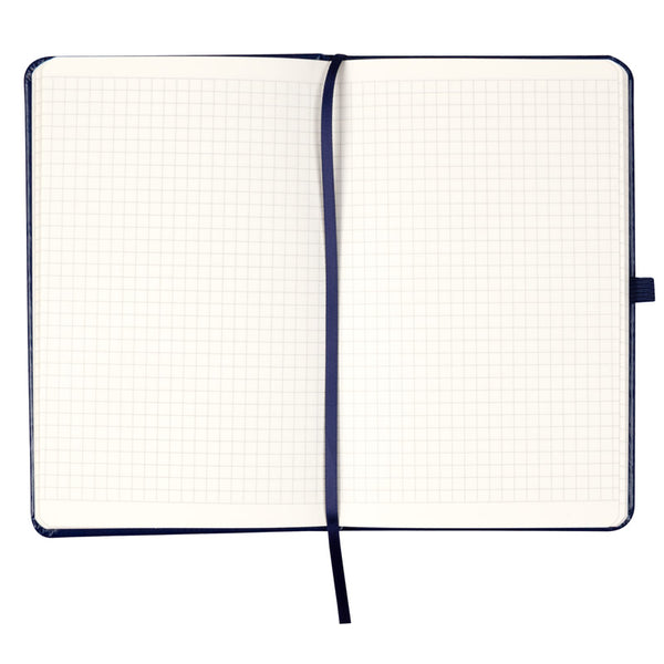 Notebook Axent Partner Lux Volya 8202-02-6-A, 125x195 mm, 96 sheets,  squared, blue