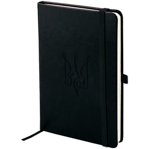 Notebook Axent Partner Lux Volya 8202-01-5-A, 125x195 mm, 96 sheets,  squared, black