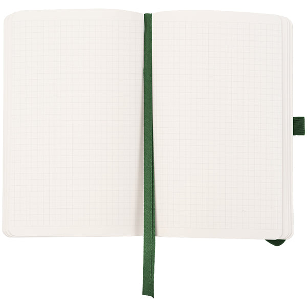 Notebook Axent Partner Soft Skin Вишиванка 8616-23-2-A, 125x195 mm, 96 sheets,  squared, green