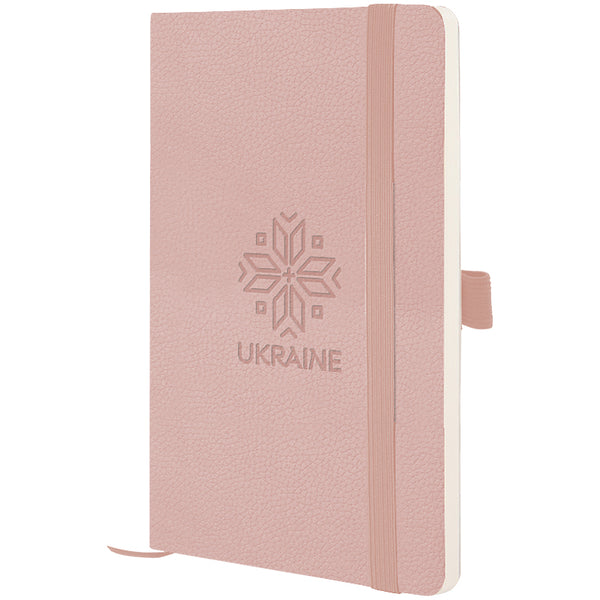 Notebook Axent Partner Soft Skin Вишиванка 8616-24-5-A, 125x195 mm, 96 sheets,  squared, puder