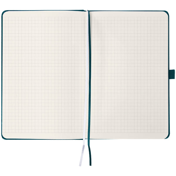 Notizbuch Axent Partner Wappen 8201-31-4-A, 125x195 mm, 96 Blatt, Zelle, Malachit
