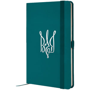 Notebook Axent Partner Volya 8201-31-5-A, 125x195 mm, 96 sheets,  squared, malachite