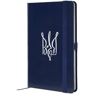 Notebook Axent Partner Volya 8201-02-7-A, 125x195 mm, 96 sheets,  squared, blue