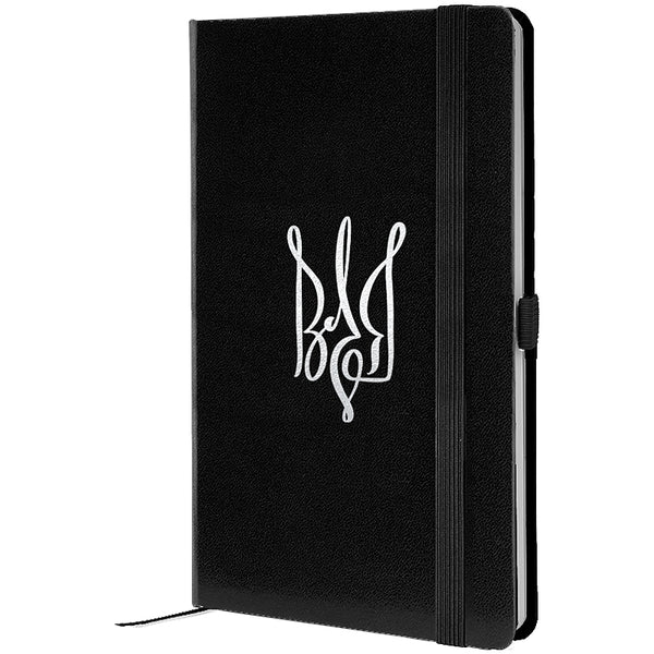 Notebook Axent Partner Volya 8201-01-5-A, 125*195 mm, 96 sheets,  squared, black