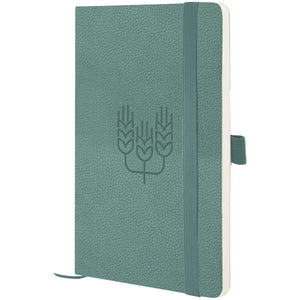 Notizbuch Axent Partner Soft Skin Spikelets 8616-48-7-A, 125x195 mm, 96 Blatt, Zelle