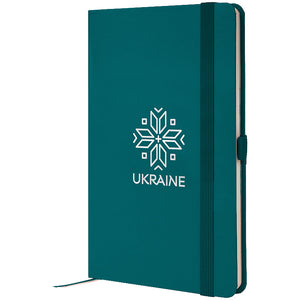Notebook Axent Partner Вишиванка 8201-31-7-A, 125x195 mm, 96 sheets,  squared, malachite