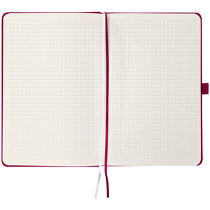 Notebook Axent Partner Вишиванка 8201-46-7-A, 125x195 mm, 96 sheets,  squared, wine