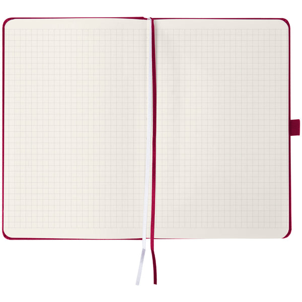 Notebook Axent Partner Вишиванка 8201-46-7-A, 125x195 mm, 96 sheets,  squared, wine